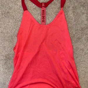 Nike Dry Fit Running Tank in Coral